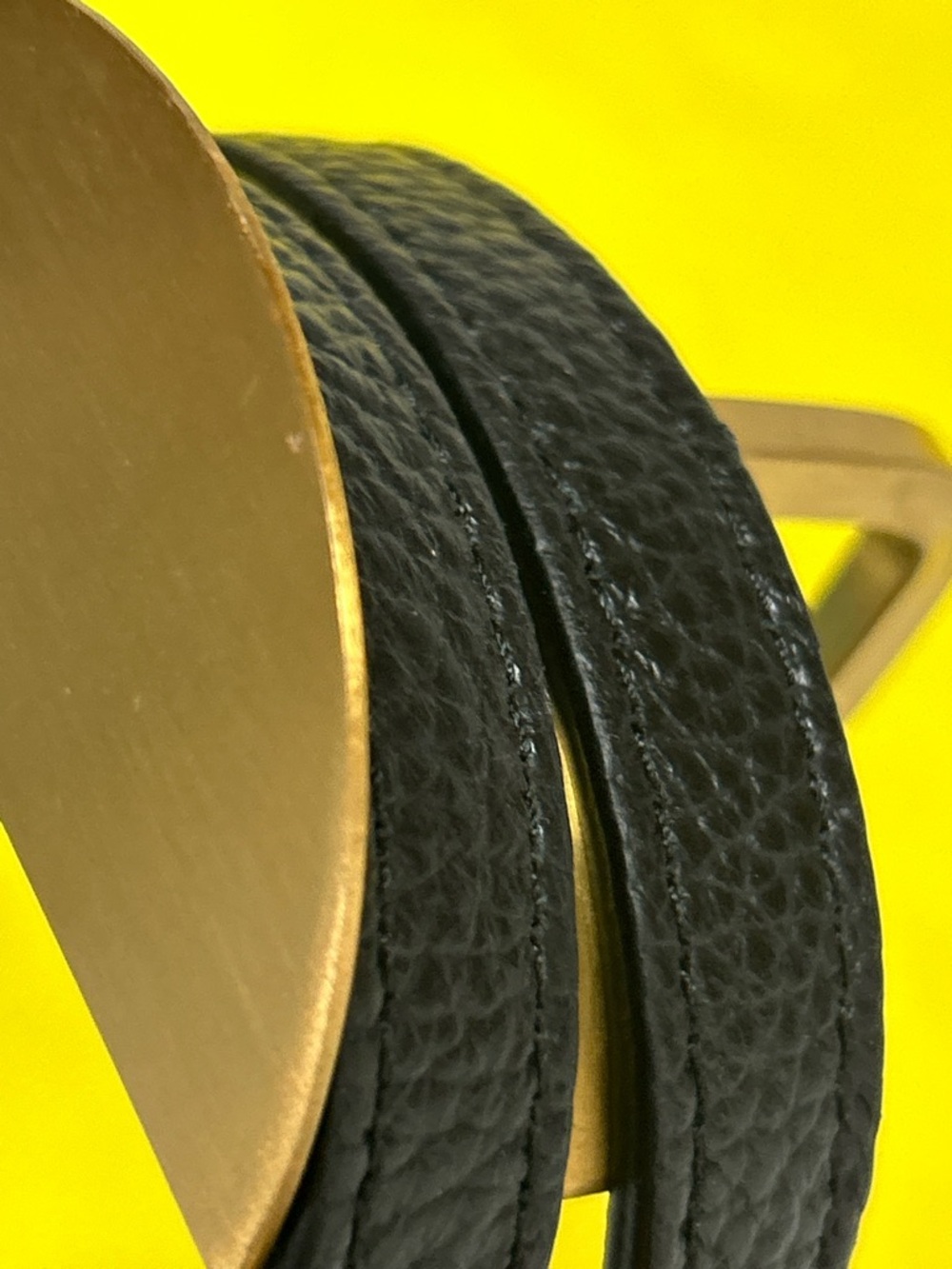 Borse in Pelle 2fer Yellow Snake-Print Tote Bag w/Travel Pouch Approx. 20x11 x 7 - Picture 12 of 17